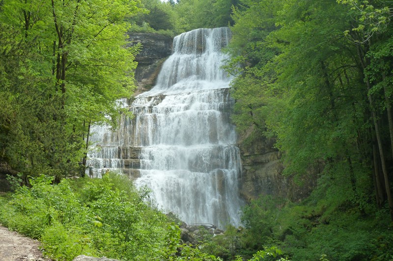 Parcours Int Gral Des Cascades Du H Risson La Chaux Du Dombief